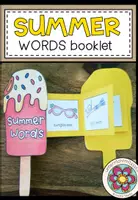 Vorschau - Arbeitsblätter - Summer Words - Booklet (Faltheftchen) - Deckblatt