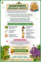 Vista previa - Unidades / Secuencias / Situaciones de Aprendizaje - 🦖 Exploradores Jurásicos – Nivel 1: Cuaderno matemático gamificado con temática de dinosaurios para 1.º de Primaria. - página 1