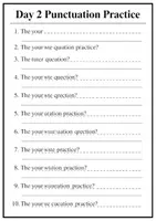 Aperçu - Feuilles d'exercices - anglais 6e - exercices de grammaire et correction de phrases - 20 fiches - Page 3
