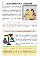 Vorschau - Arbeitsblätter - Geschichte der Frauenbewegung: Wahlrecht & Gleichberechtigung - Seite 2