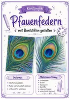 Vorschau - Stundenentwürfe - Kunst: Pfauenfedern (mit Differenzierung) - Deckblatt