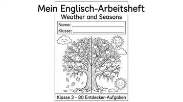 Vorschau - Arbeitsblätter - Englisch Wetter & Jahreszeiten Heft 3-4 - Seite 1