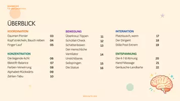 Vorschau - Spiele - Brainbreaks & Bewegungspausen 20er-Set (Smartboard & Karteikarten) PDF + PPTX - Seite 3
