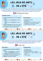 Aperçu - Feuilles d'exercices - Jeux de mots de l'été - Page 2