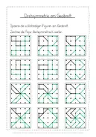 Vorschau - Arbeitsblätter - Drehsymmetrie Geobrett - Seite 3