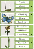 Vorschau - Stationenlernen - SOMMER Klammerkarten - genaues Lesen - Seite 3