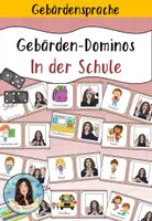 Vorschau - Spiele - Dominos - Gebärdensprache / Gebärden - In der Schule - Deckblatt