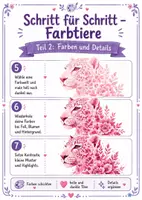 Vorschau - Stundenentwürfe - Kunst: Farbtiere Materialpaket (mit Differenzierung) - Seite 2