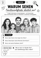 Vorschau - Stundenentwürfe - Stammbaumanalyse-genetische Spuren entschlüsseln | Unterrichtsmaterial Biologie Klasse 10-11|Genetik|Vererbung|Stammbaumanalyse|Klausurvorbereitung - Seite 2