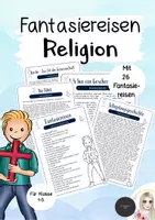 Vorschau - Stundenentwürfe - Religion Klasse 1-5 - Fantasiereisen - Deckblatt