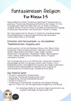 Vorschau - Stundenentwürfe - Religion Klasse 1-5 - Fantasiereisen - Seite 1