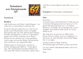 Vorschau - Anderer Materialtyp - Gottesdienst & Reflexion zum Schuljahresende: SixSeven / Psalm 67 - Seite 2