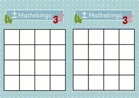 Vorschau - Spiele - Mathebingo Vorlage Kopfrechenphase - Seite 1