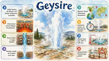 Vorschau - Arbeitsblätter - Arbeitsblatt "Geysir" + Onlineübung & MP3 + Infografik - Seite 2