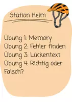 Vorschau - Arbeitsblätter - Fahrradprüfung Stationenbetrieb - Seite 3