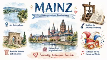 Vorschau - Arbeitsblätter - Arbeitsblatt "Mainz" + Onlineübung & MP3 + Infografik - Seite 2