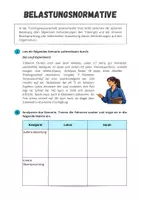 Vorschau - Arbeitsblätter - Grundlagen der Trainingslehre ⎮ Belastung vs. Beanspruchung - Übungsaufgabe für Klasse 10 bis 13 - Seite 1
