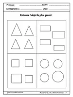 Aperçu - Matériel pour travaux manuels / dessin - Grand ou Petit? Comparaison des Tailles | Idéal IEF &Classe - Page 3