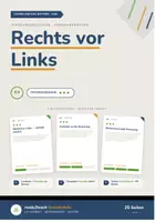 Vorschau - Stundenentwürfe - Rechts vor Links - Klasse 4 - 3-fach differenzierter Lesetext(Stundenverlauf, Bildkarten, Aufgaben + Lösungen uvm.) - Seite 1