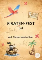 Vorschau - Anderer Materialtyp - Piraten-Fest - Canva Vorlage editierbar🏴☠️ - Deckblatt