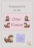 Vorschau - Poster - Materialpaket für deine Otter-Klasse - Seite 1