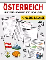 Vorschau - Arbeitsblätter - Österreich entdecken : Leseverständnis und Wortsuchrätsel mit Lösungen - Deckblatt