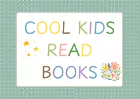 Vorschau - Anderer Materialtyp - Cool kids read books Leseecke Aushang - Deckblatt