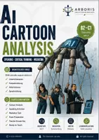 Vorschau - Arbeitsblätter - AI Cartoon Analyse B2-C1 Oberstufe - Deckblatt