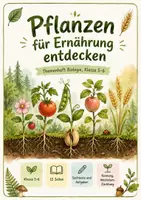 Vorschau - Experimente - Nutzpflanzen Klasse 5-6: Biologie Aufgaben - Deckblatt