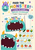 Vista previa - Juegos / Gamificación - Recurso montessori GRATUITO para aprender vocabulario en Inglés | Feed the monster! - Portada