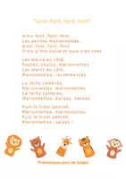 Aperçu - Préparation de séance / Séance complète - Comptines pour les doigts - Carnet de chansons - Page 3