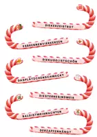 Vorschau - Arbeitsblätter - Schlangensätze Advent und Weihnachten - Zuckerstangen - Seite 1