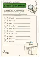 Vorschau - Stationenlernen - Rechtschreibung Klasse 6: Escape Room - Seite 3