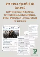Vorschau - Arbeitsblätter - Wer waren eigentlich die Samurai? - Deckblatt