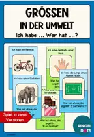 Vorschau - Spiele - Ich habe ... Wer hat ...? Größen in der Umwelt - Größen schätzen - Deckblatt