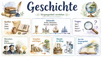 Vorschau - Arbeitsblätter - Arbeitsblatt zum Thema "Geschichte" + Onlineübung & MP3 + Infografik - Seite 2