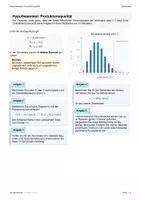Vorschau - Arbeitsblätter - Stochastik: Hypothesentest Produktionsqualität - Seite 1