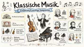 Vorschau - Arbeitsblätter - Lernposter + Arbeitsblatt "Klassische Musik - Einführung und wichtige Komponisten" + interaktive Lösung & MP3 + Mindmap + Infografik - Seite 2