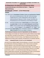 Vorschau - Arbeitsblätter - USA: Amerikanischer Bürgerkrieg: Ursachen, Verlauf, Folgen - Deckblatt