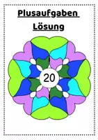Vorschau - Arbeitsblätter - Rechenmandalas bis 20 ohne Zehnerübergang - Seite 2