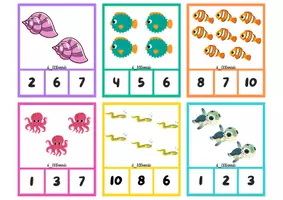 Προεπισκόπηση - Flashcards - 🐠 Ζώα της Θάλασσας: Clip Cards (Κάρτες με Μανταλάκια) 🐠 - Σελίδα 2