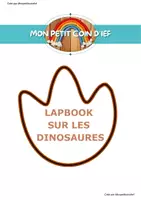 Aperçu - Feuilles d'exercices - Lapbook sur les dinosaures Monpetitcoindief - Page de couverture