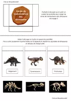 Aperçu - Feuilles d'exercices - Lapbook sur les dinosaures Monpetitcoindief - Page 3