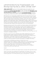 Vorschau - Mal- und Bastelvorlagen - Fingerpuppen & Bewegungsimpulse zu „Peter und der Wolf“ – Musik aktiv erleben | Musikunterricht Grundschule - Seite 1