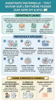 Aperçu - Apprentissages en autonomie - Fiches révision CAP AEPE Soins, Hygiène & Protocoles - Page de couverture
