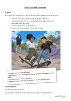 Vorschau - Arbeitsblätter - Unfallberichte schreiben -12 differenzierte Arbeitsblätter - Klasse 7-8 - Seite 3