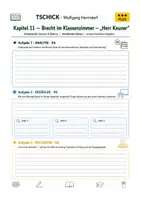 Vorschau - Arbeitsblätter - Tschick Kapitel 11 Arbeitsblatt mit Lösungen – Brecht im Klassenzimmer | Herr Keuner, Identität und Veränderung - Seite 2