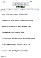 Vorschau - Arbeitsblätter - Lesen Klasse 2 (differenziert) Fußball: WM-Version - Seite 3