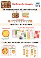 Aperçu - Jeux - 🍕 La Pizzeria – Jeu de rôle, numération et manipulation (PS-MS-GS) - Page 1