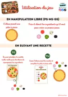 Aperçu - Jeux - 🍕 La Pizzeria – Jeu de rôle, numération et manipulation (PS-MS-GS) - Page 2